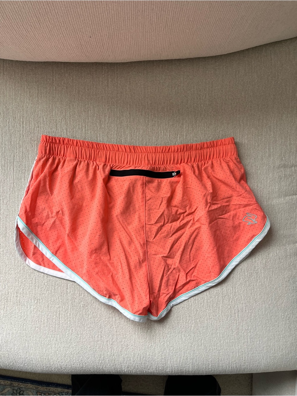 Run in Rabbit Coral Running Short - Size Small - Picture 2 of 3